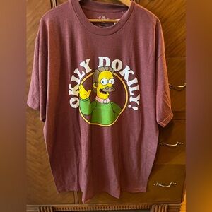 The Simpson’s Tee Men’s 2XLT Short Sleeve graphic tee
